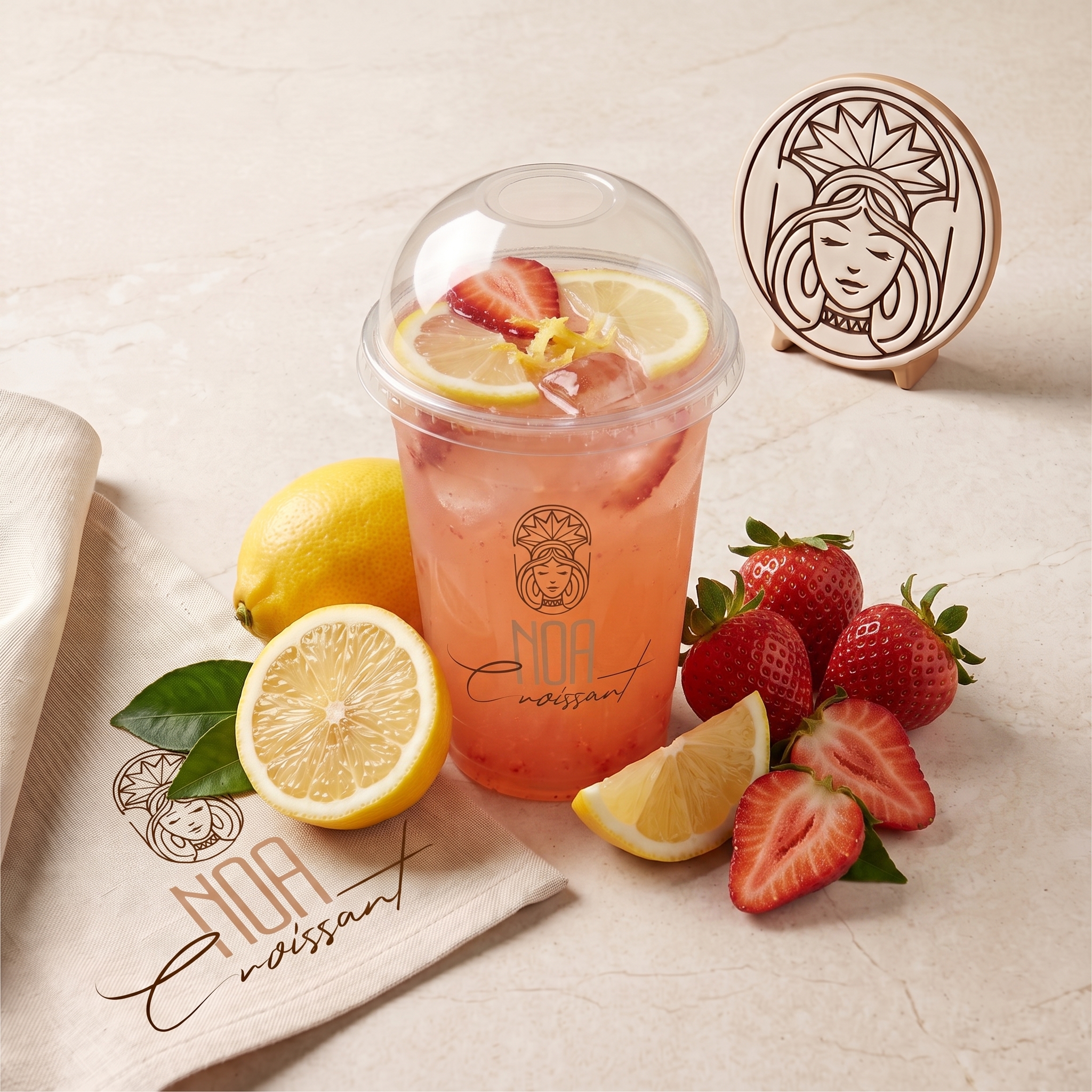 El Yapımı Çilekli Limonata