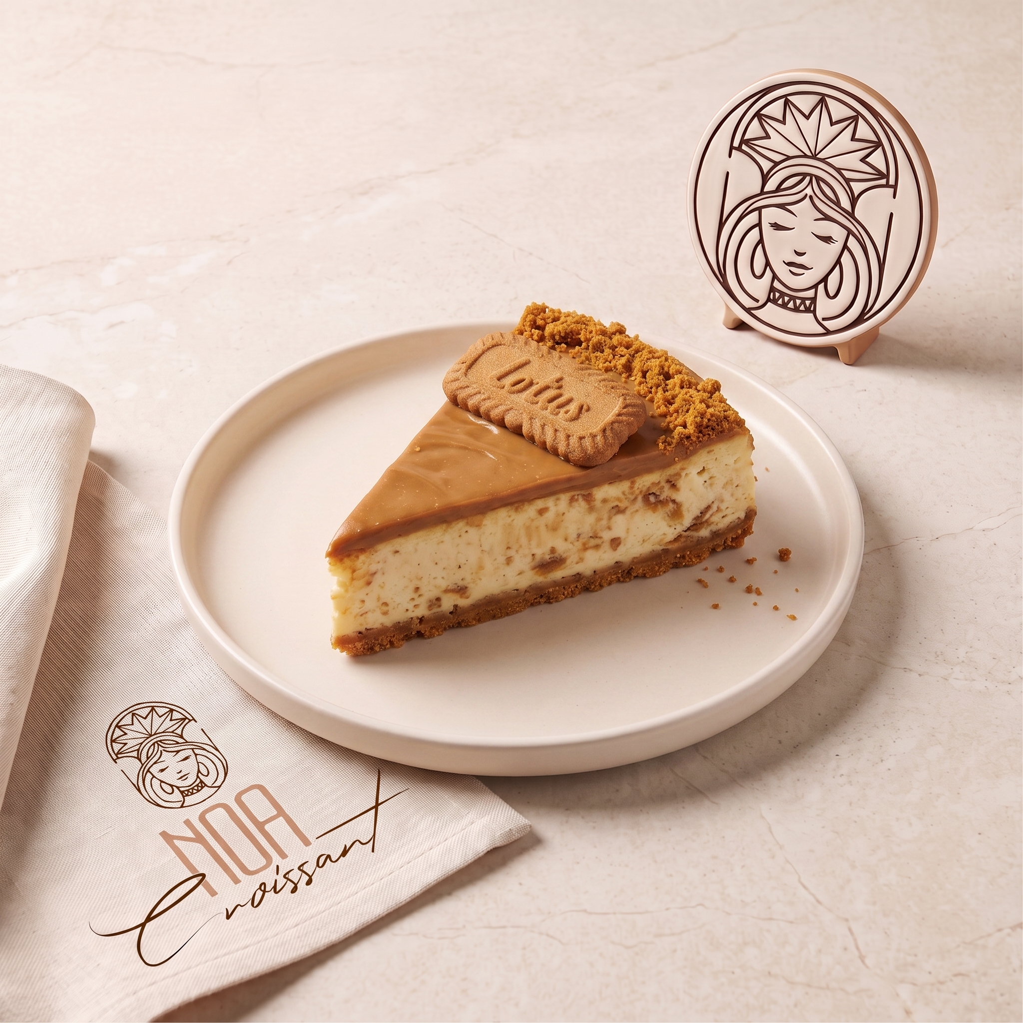 Lotuslu Cheesecake (Dilim)
