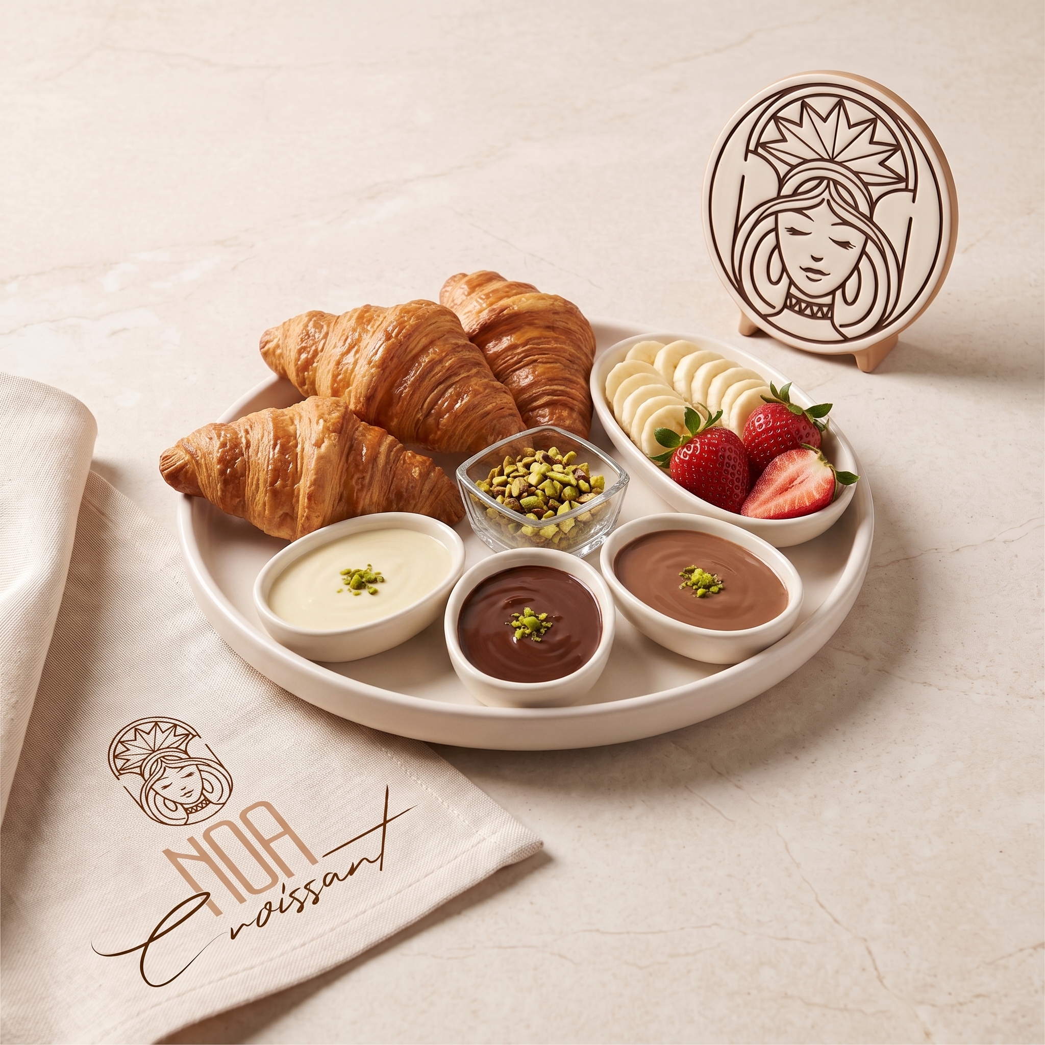 Mini Kruvasan Tabağı